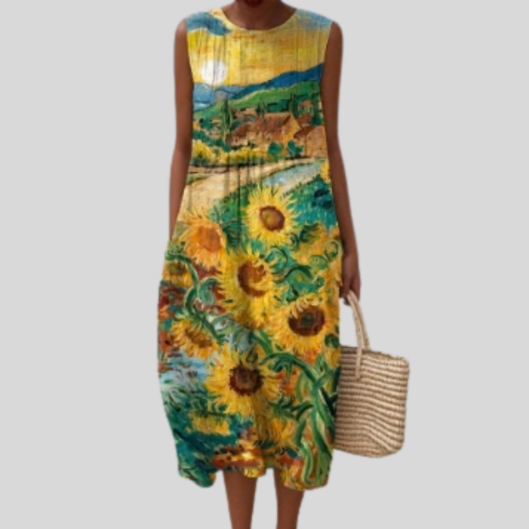 Fliessendes und komfortables Kleid