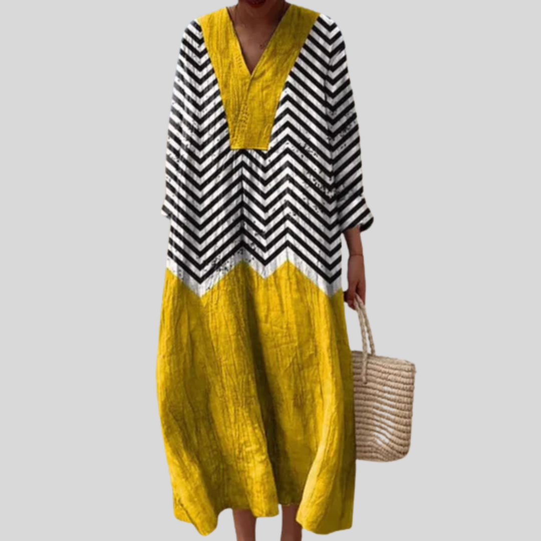 Flatterndes Sommerkleid mit Druck