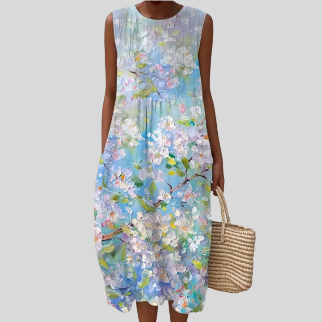 Fliessendes und bequemes Kleid