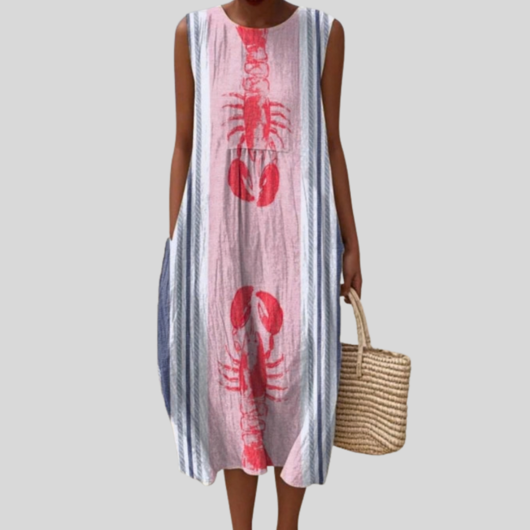 Fliessendes und bequemes Kleid