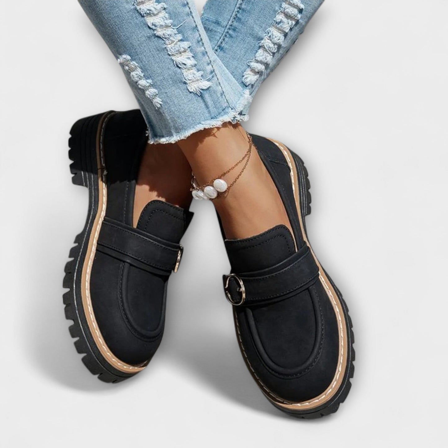 Poet – Lässige Slipper mit runder Spitze