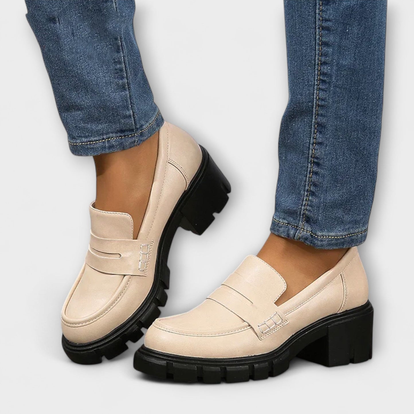 Harriet - Legere Loafers mit Chunky Absatz