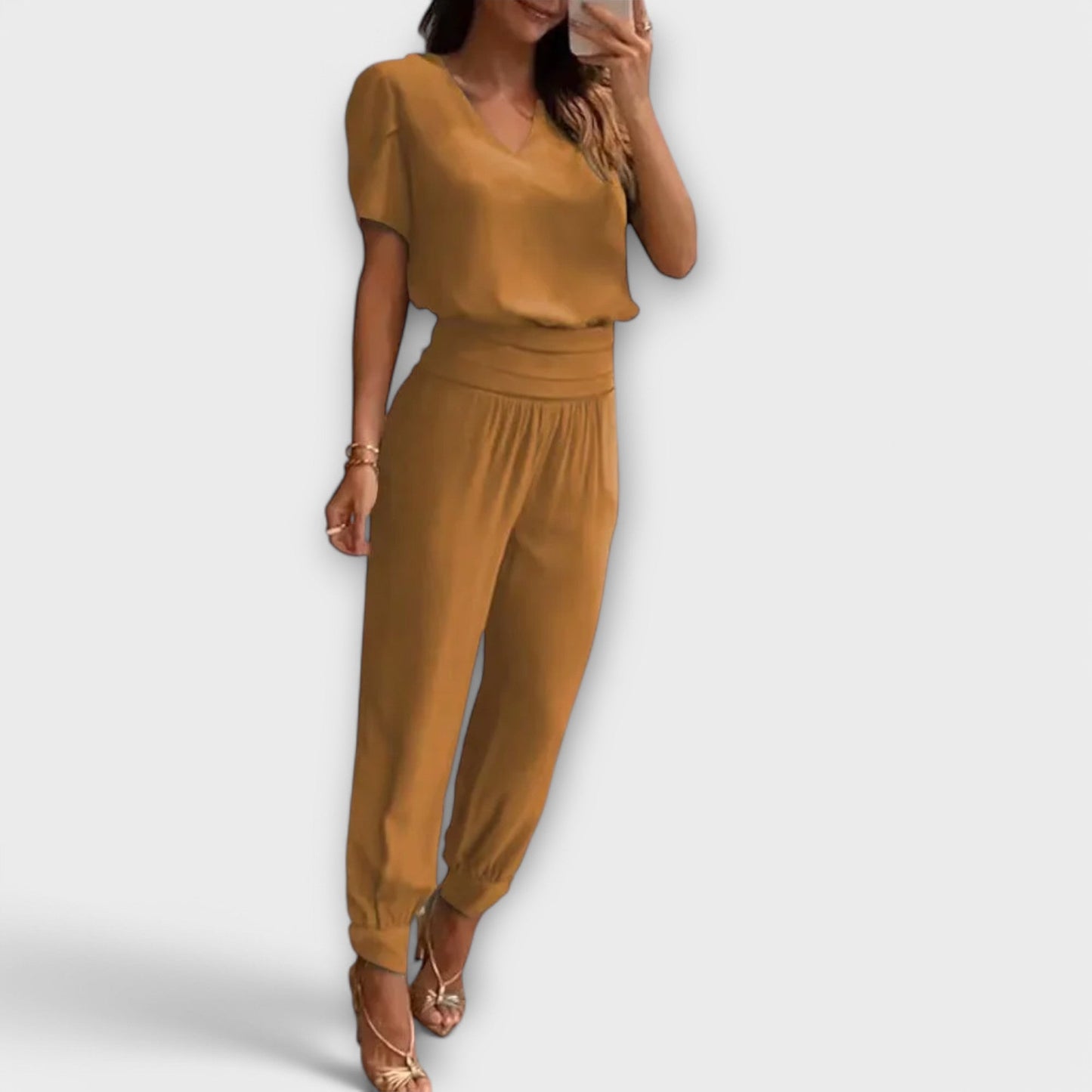 Irmelin – Elegantes Set Mit Oberteil Und Hose