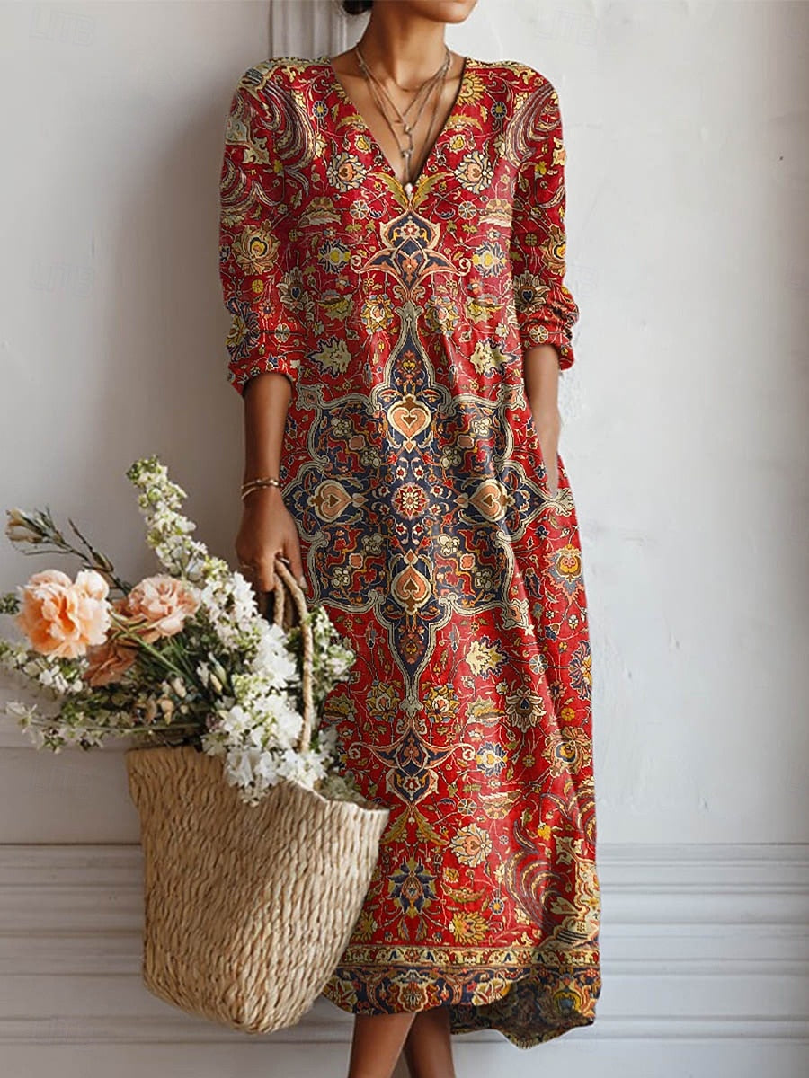 Marlies™ | Boho-Kleid mit persischem Mandala