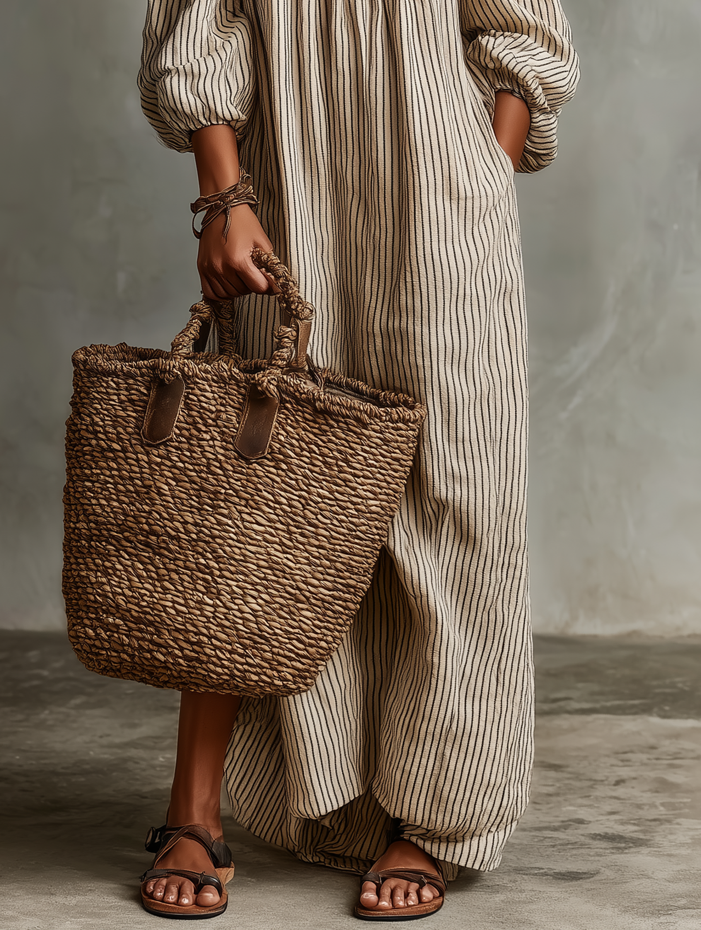 Carmen | Lange Robe mit Off-the-Shoulder-Ausschnitt