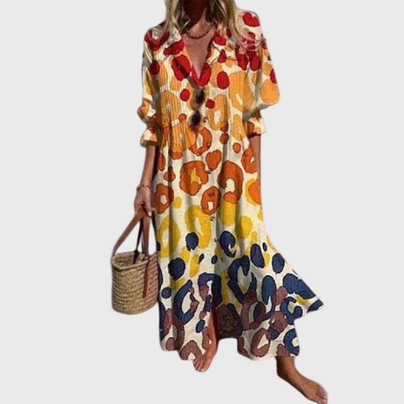 Zariah | Elegantes langes Kleid im Boho-Stil