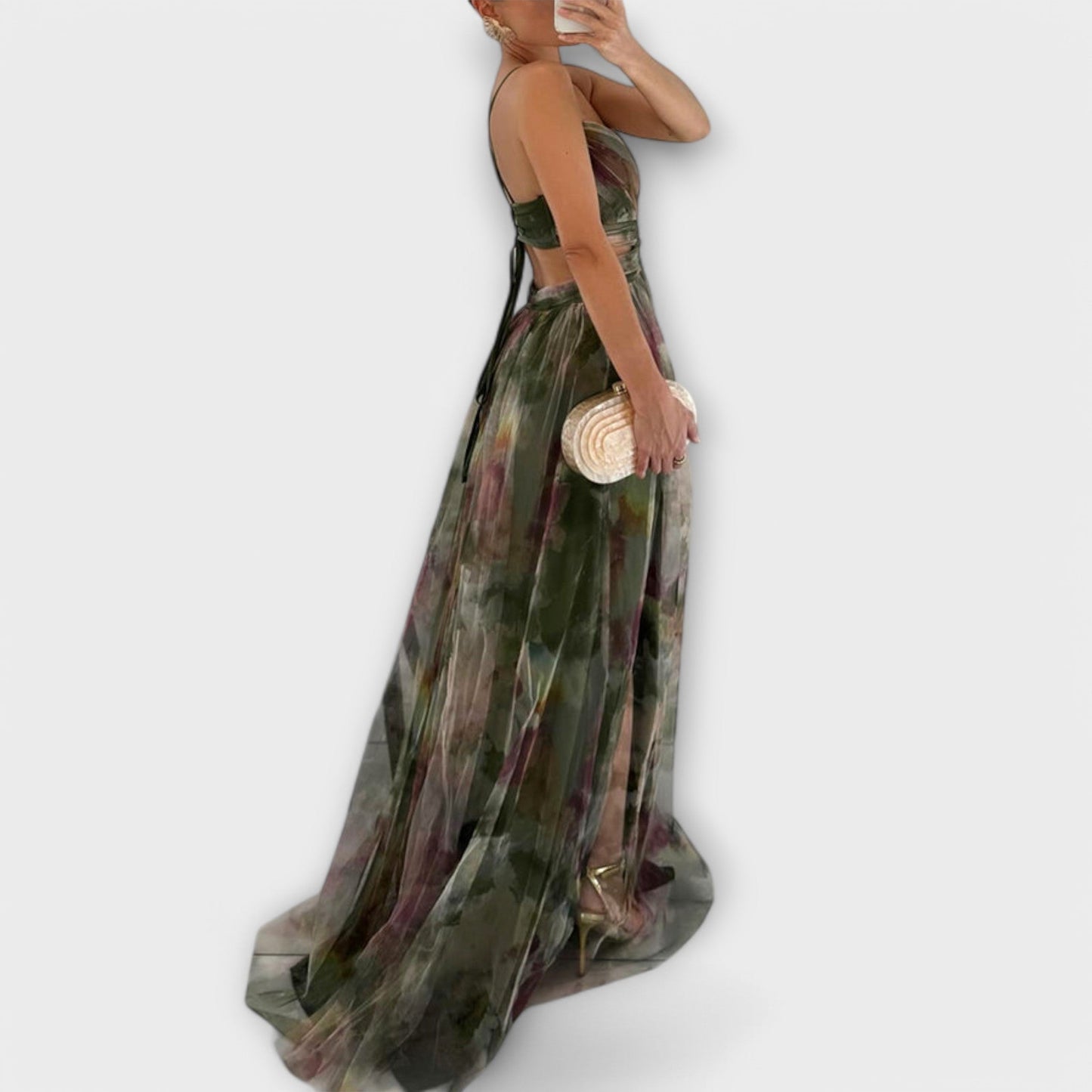 Annai Mesh Maxikleid - Elegant und Figurbetont