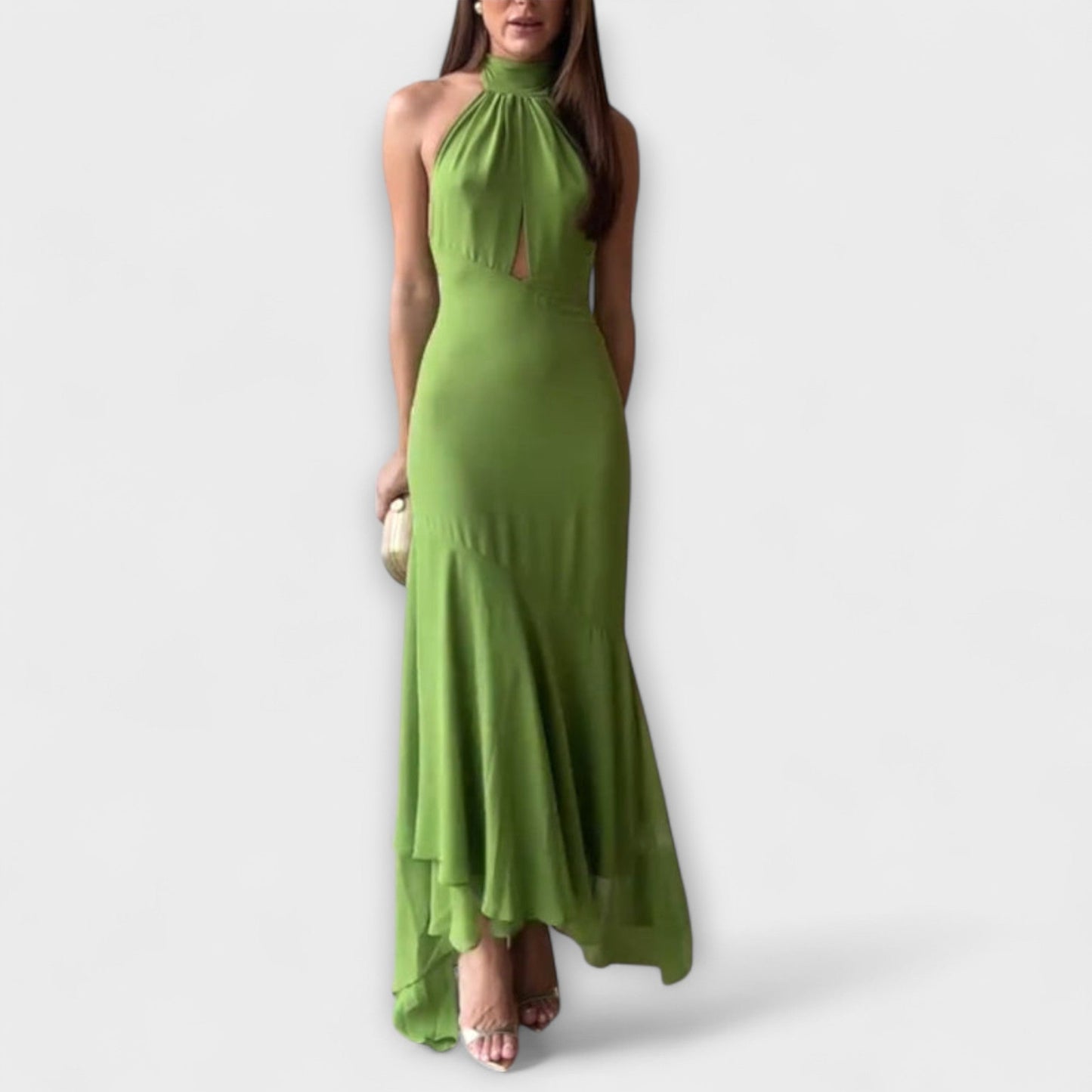 Elodie - Schickes asymmetrisches Maxikleid