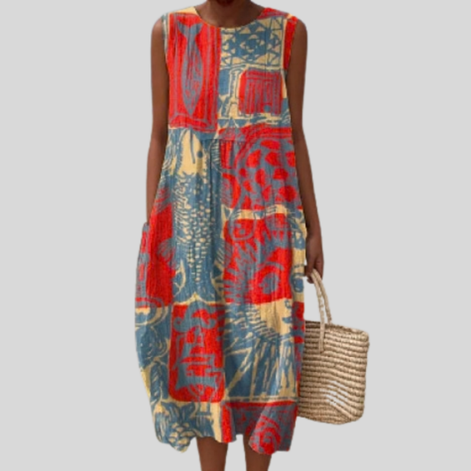 Fliessendes und bequemes Kleid