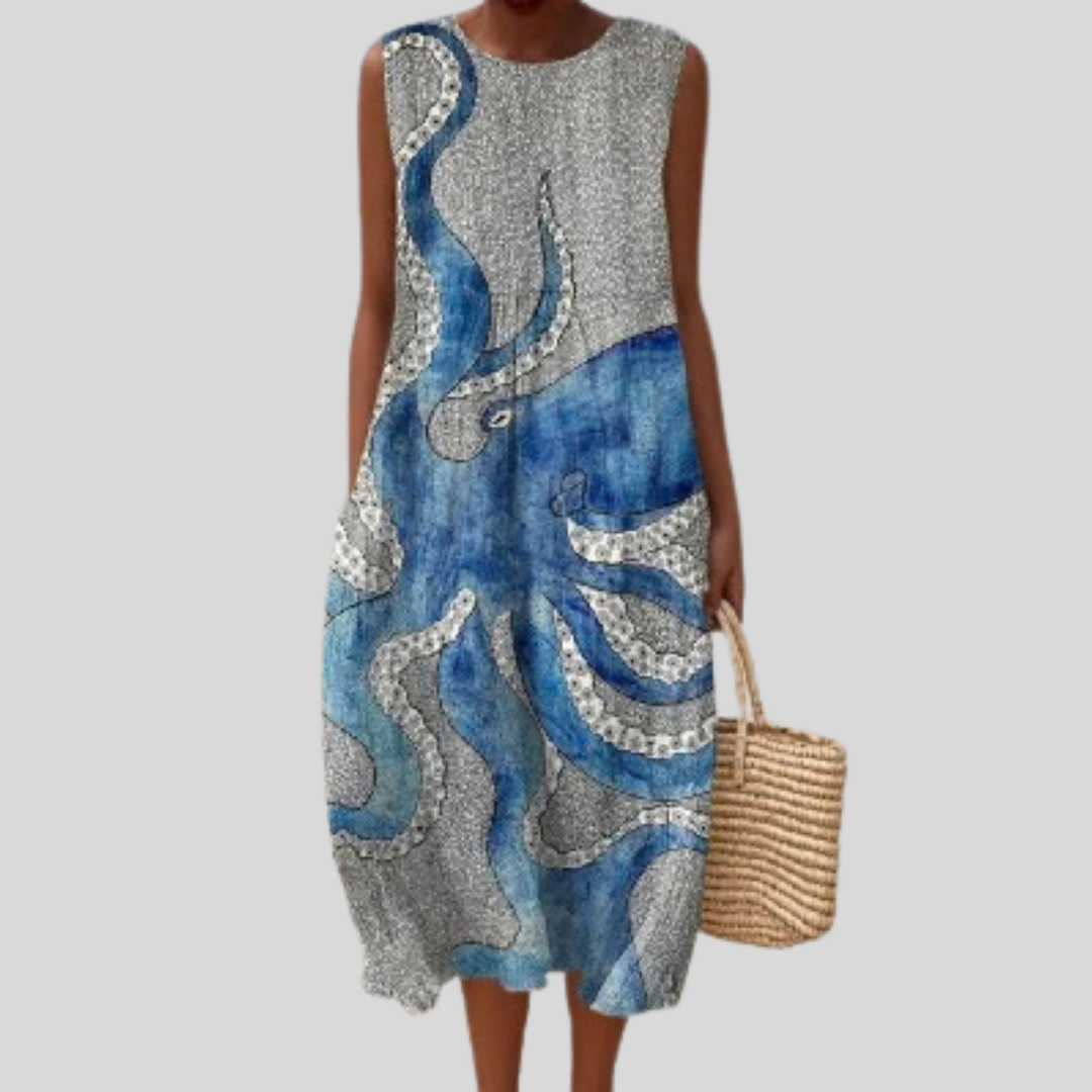 Fliessendes und bequemes Kleid