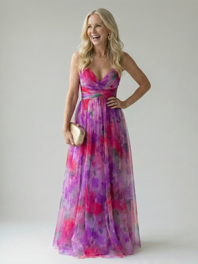 Isel | Soft Wrap Maxi Kleid
