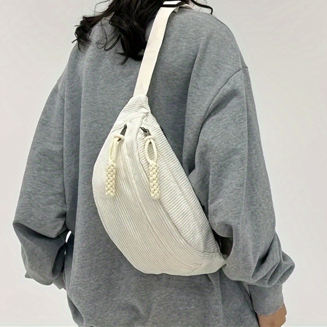 Petra | Schultertasche aus Cord