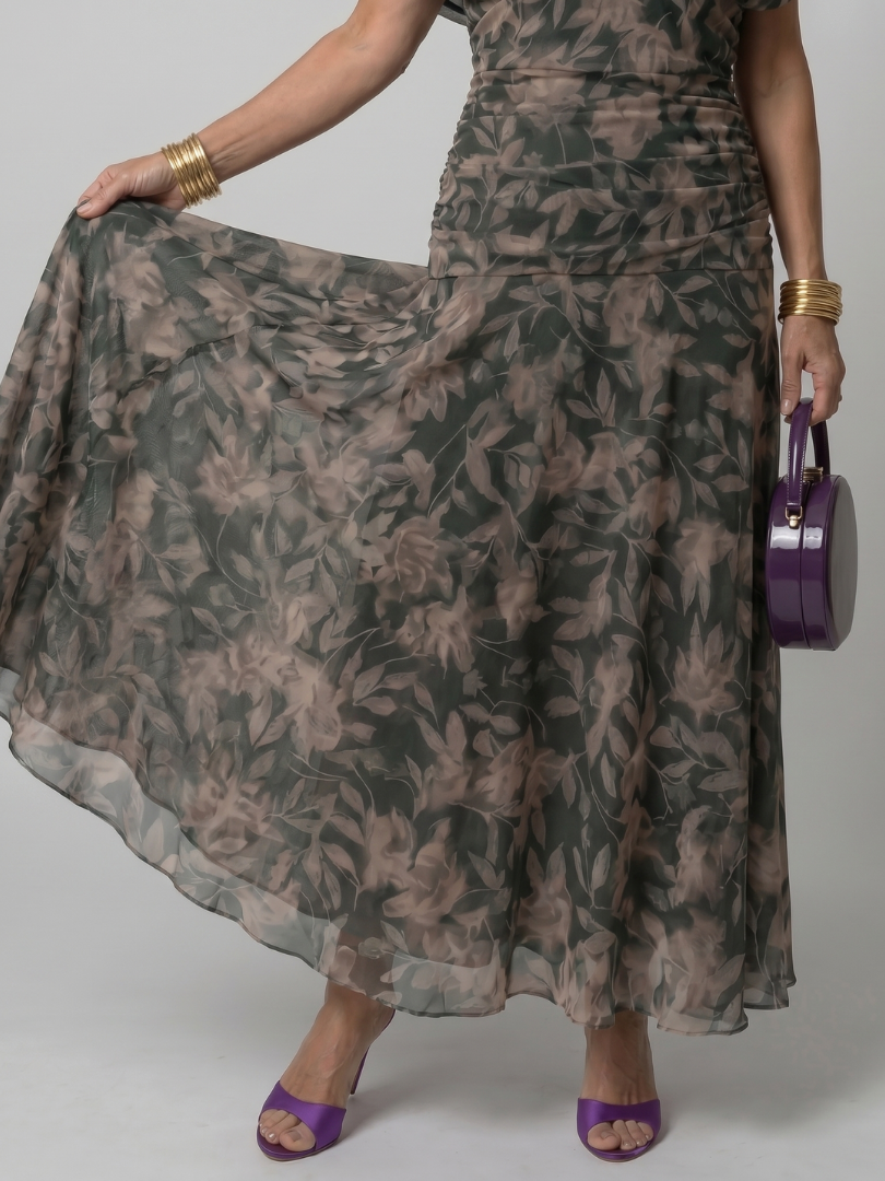 Calen | Off-Shoulder Midi-Kleid