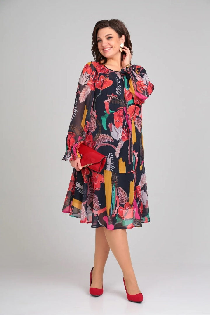 Florida – Elegantes Blumenkleid