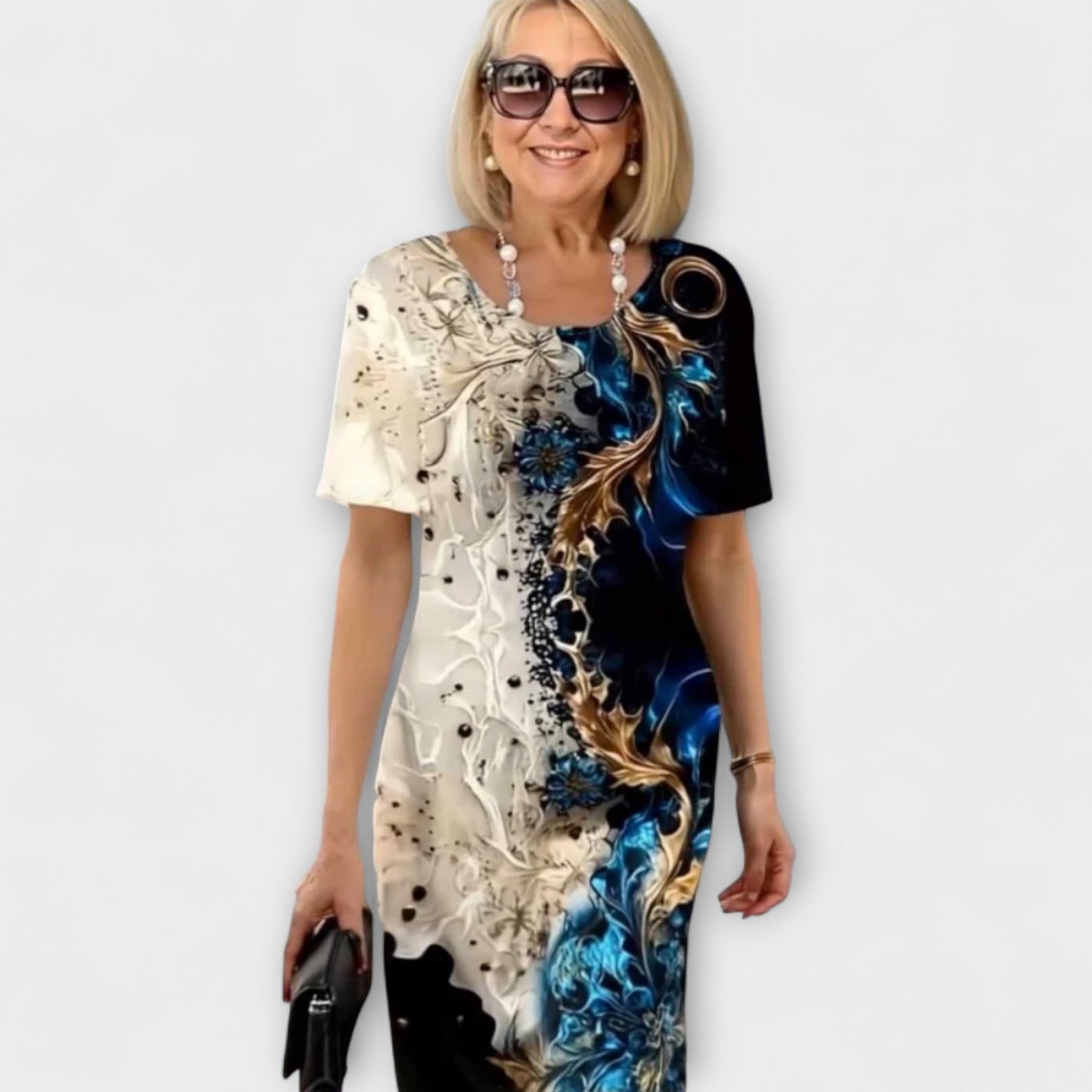 Barbara - Sommerblumenbrise Kleid