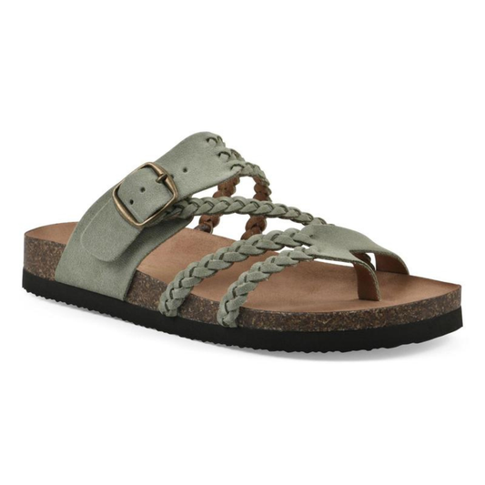 Adriana I Geflochtene Korksandalen