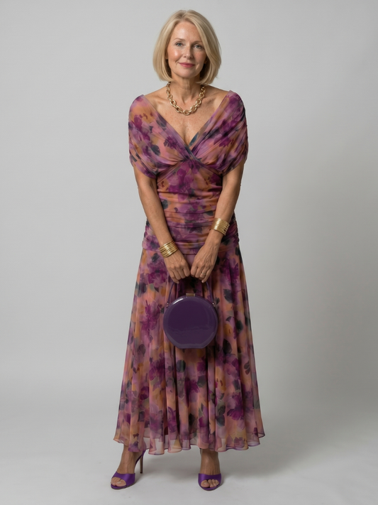Calen | Off-Shoulder Midi-Kleid