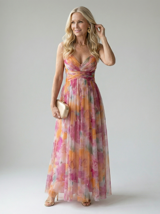Isel | Soft Wrap Maxi Kleid