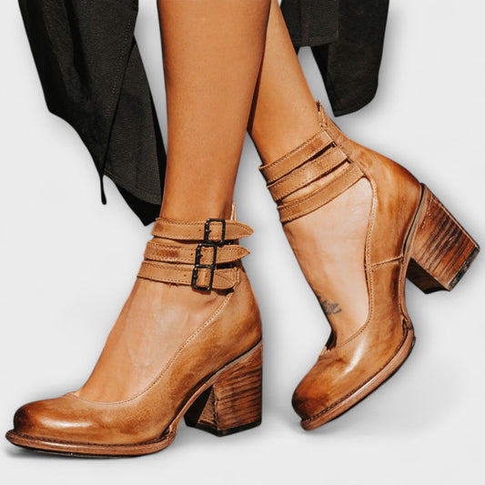 Marisa - Damenschuhe mit dreifachem Riemen