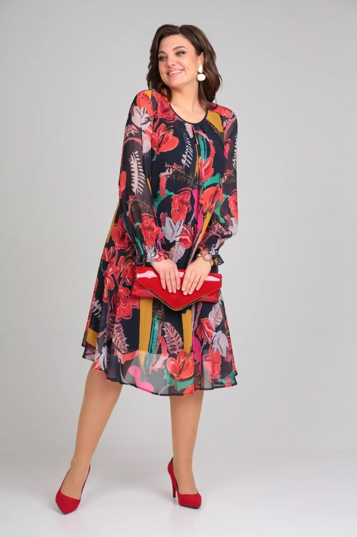 Florida – Elegantes Blumenkleid