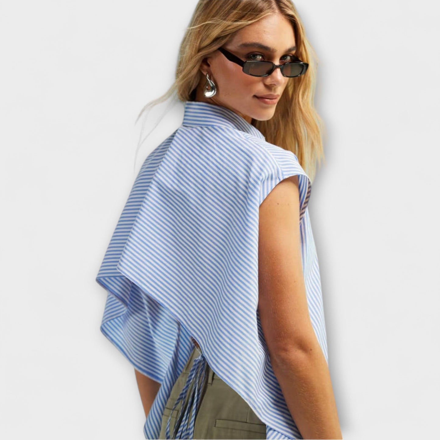 Leona - Ärmelloses gestreiftes Top
