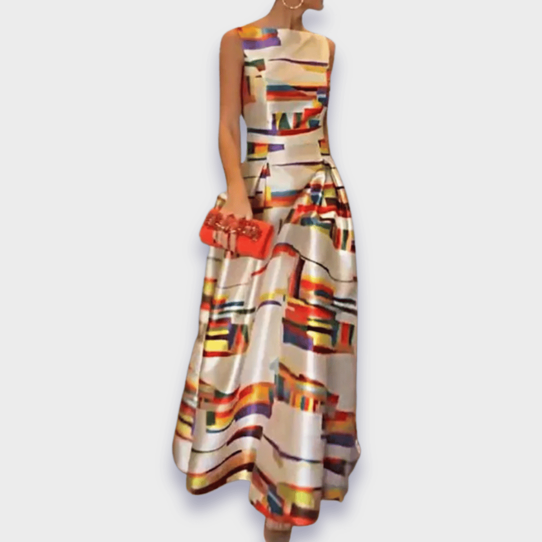 Babette - Langes Kleid aus Premium-Stoff