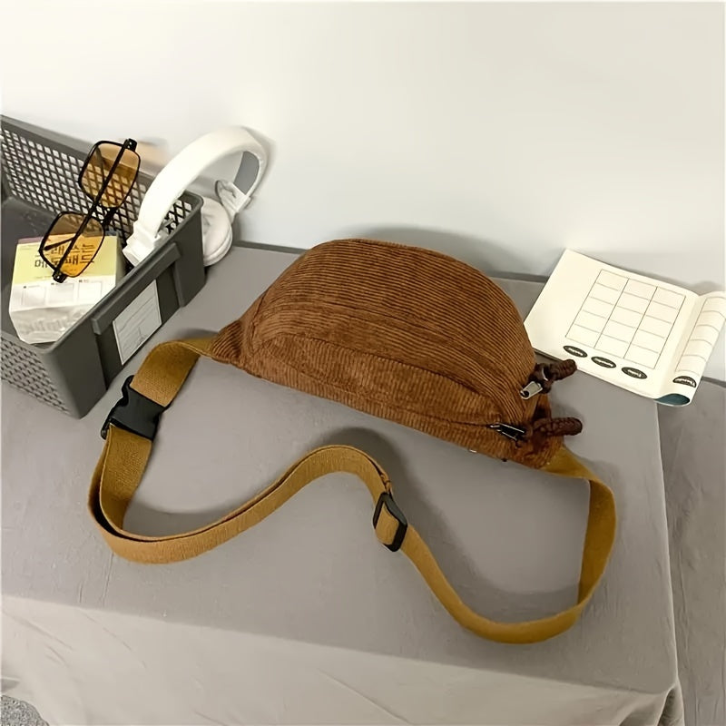 Petra | Schultertasche aus Cord