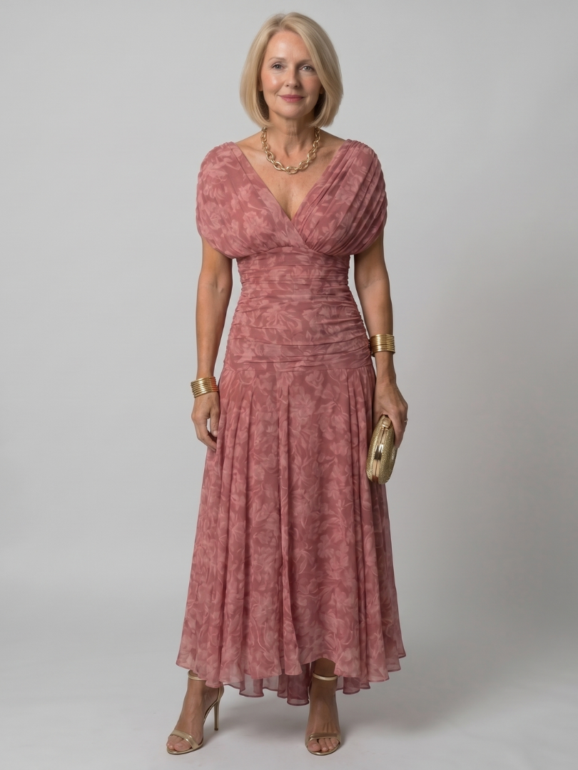 Calen | Off-Shoulder Midi-Kleid