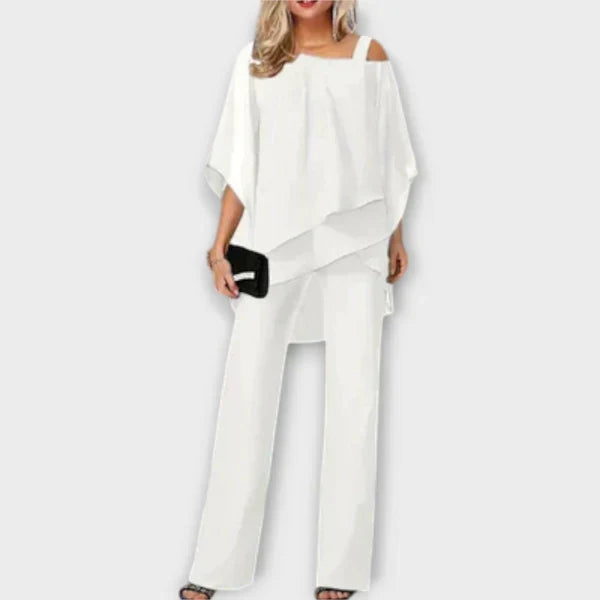 Chiffon-Abend-Set