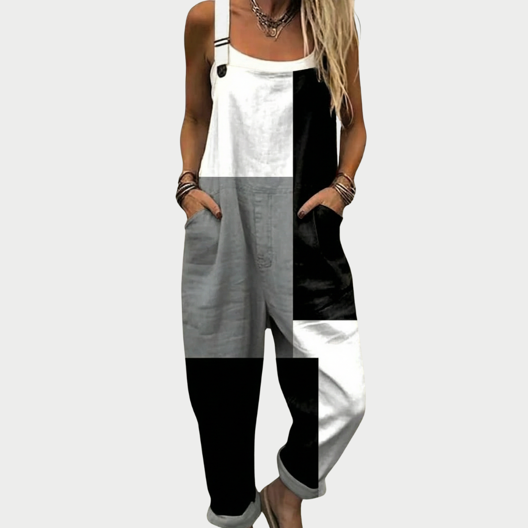 Frieda™ | Latzhose im Color-Block-Design