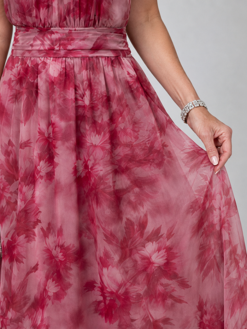 Avien | Weiches Halfter Midi-Kleid