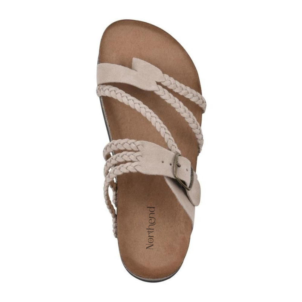 Adriana I Geflochtene Korksandalen