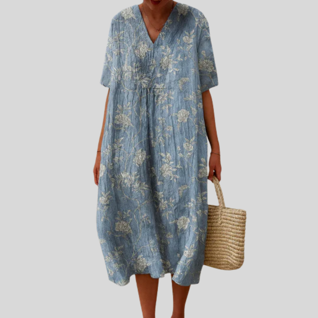 Flatternde Bedruckte Sommerkleid