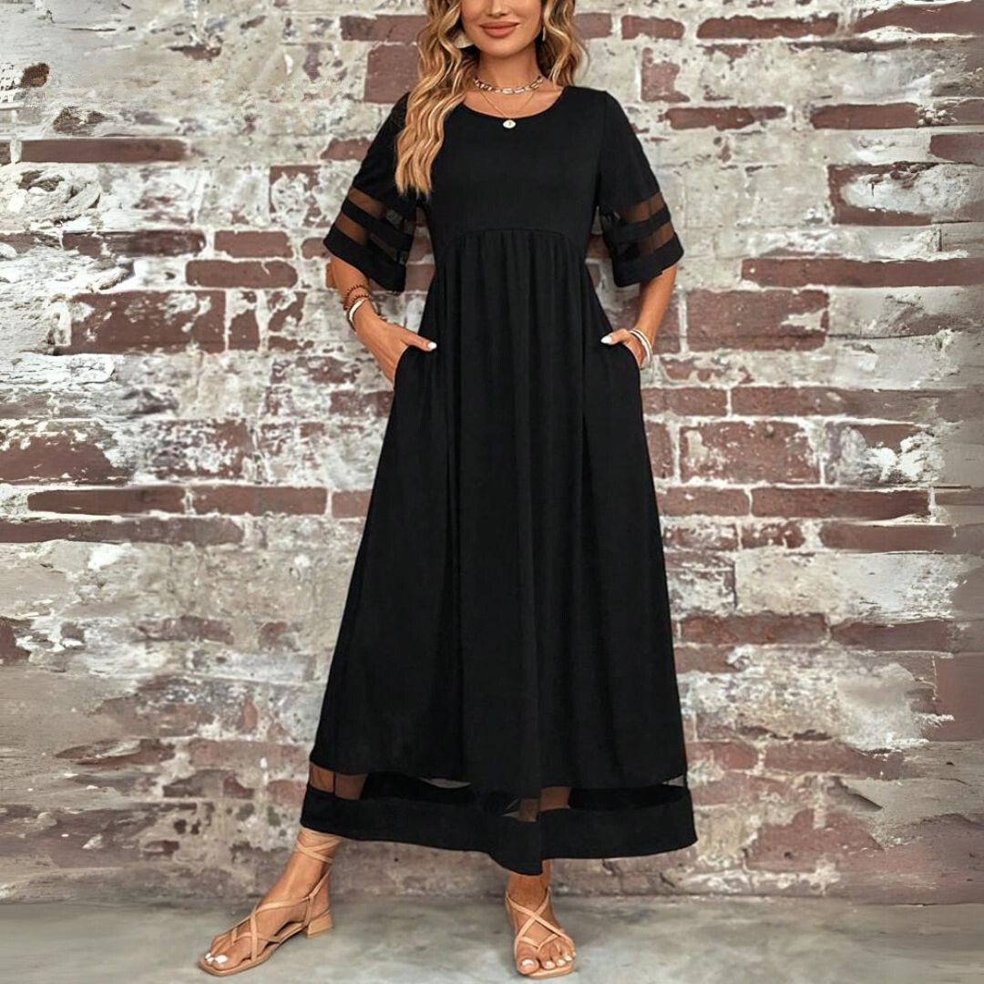 Auris – Figurfreundliches Midi-Kleid