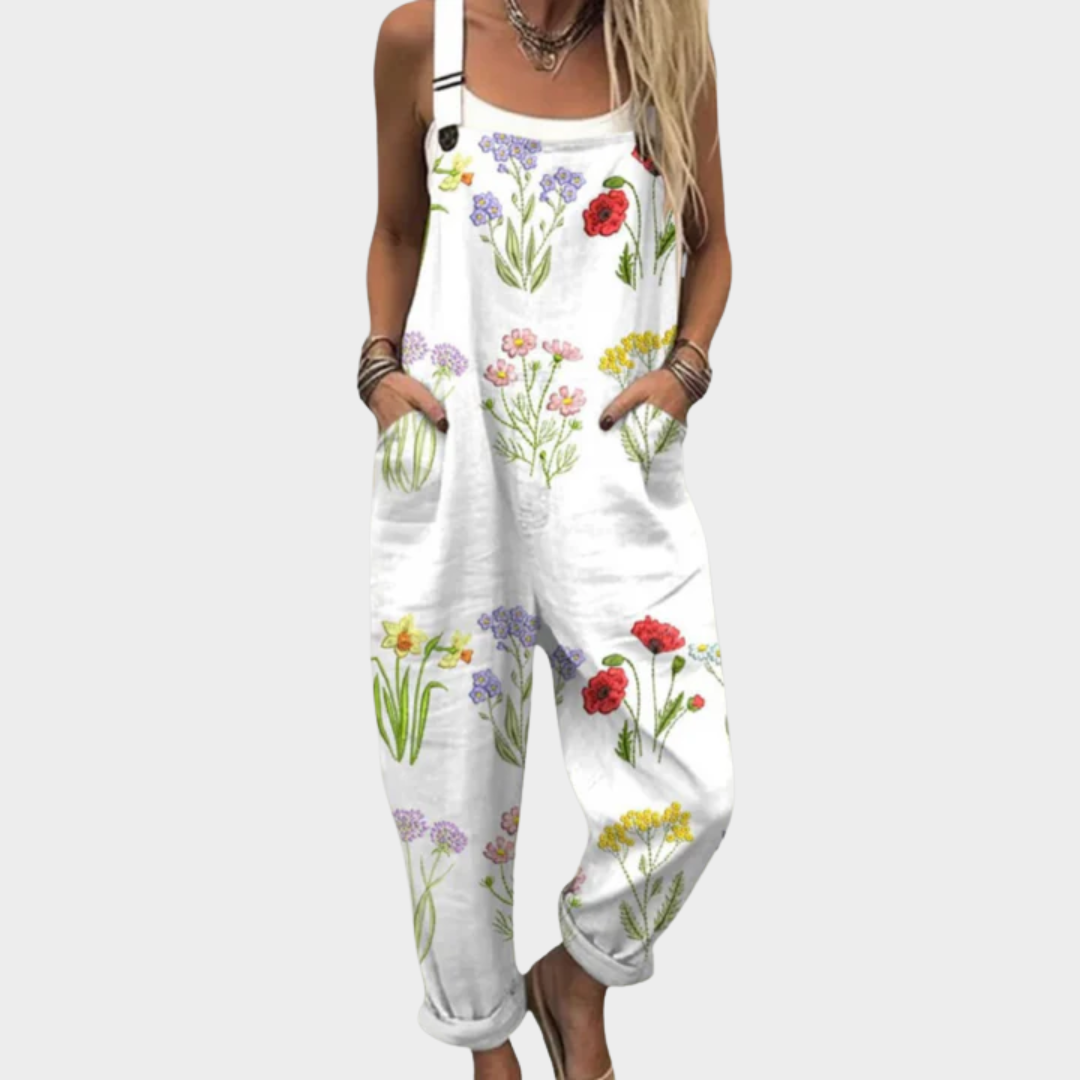 Bequemer Print-Overall