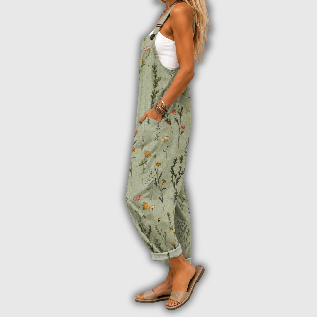 Anna™ | Latzhose mit Wildblumen-Muster