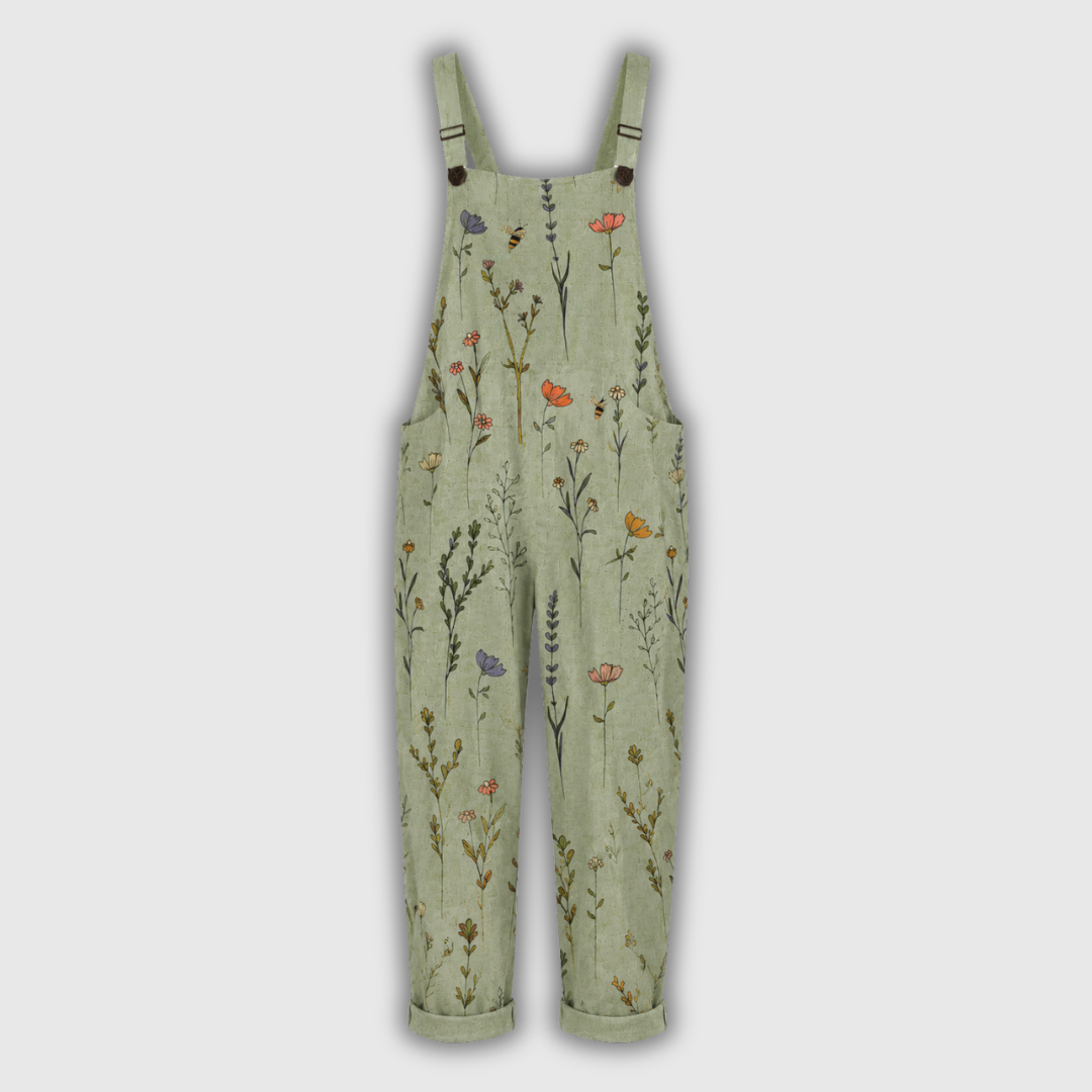 Anna™ | Latzhose mit Wildblumen-Muster