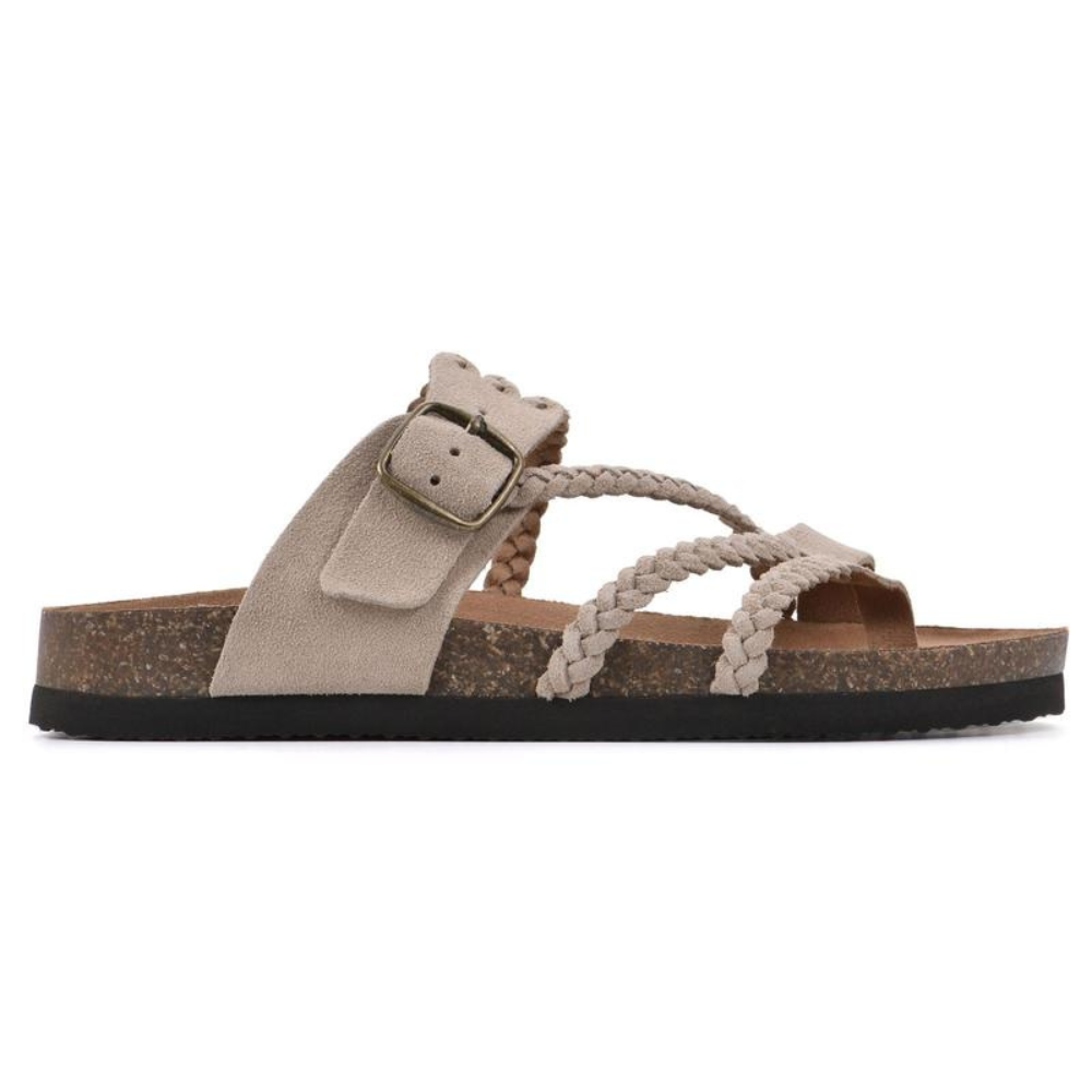 Adriana I Geflochtene Korksandalen