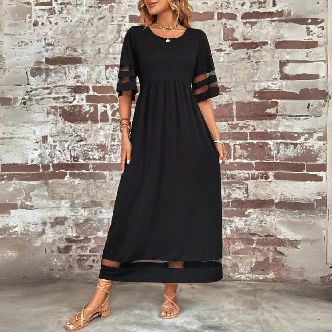 Auris – Figurfreundliches Midi-Kleid