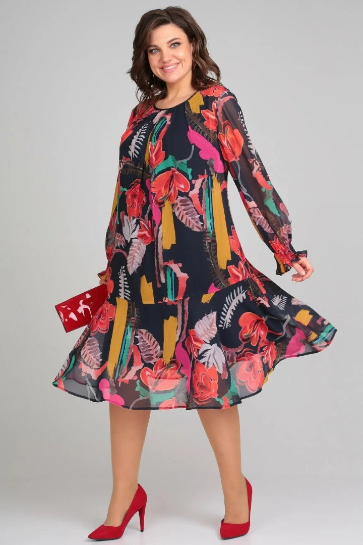 Florida – Elegantes Blumenkleid