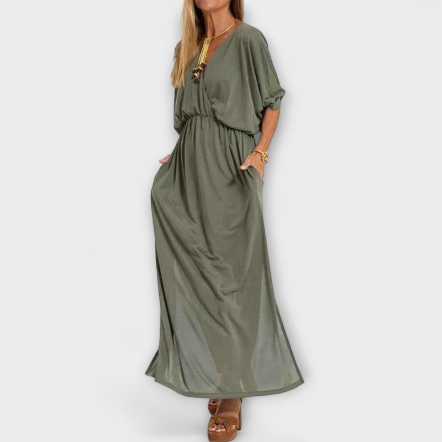 Lani - Retro-Maxikleid