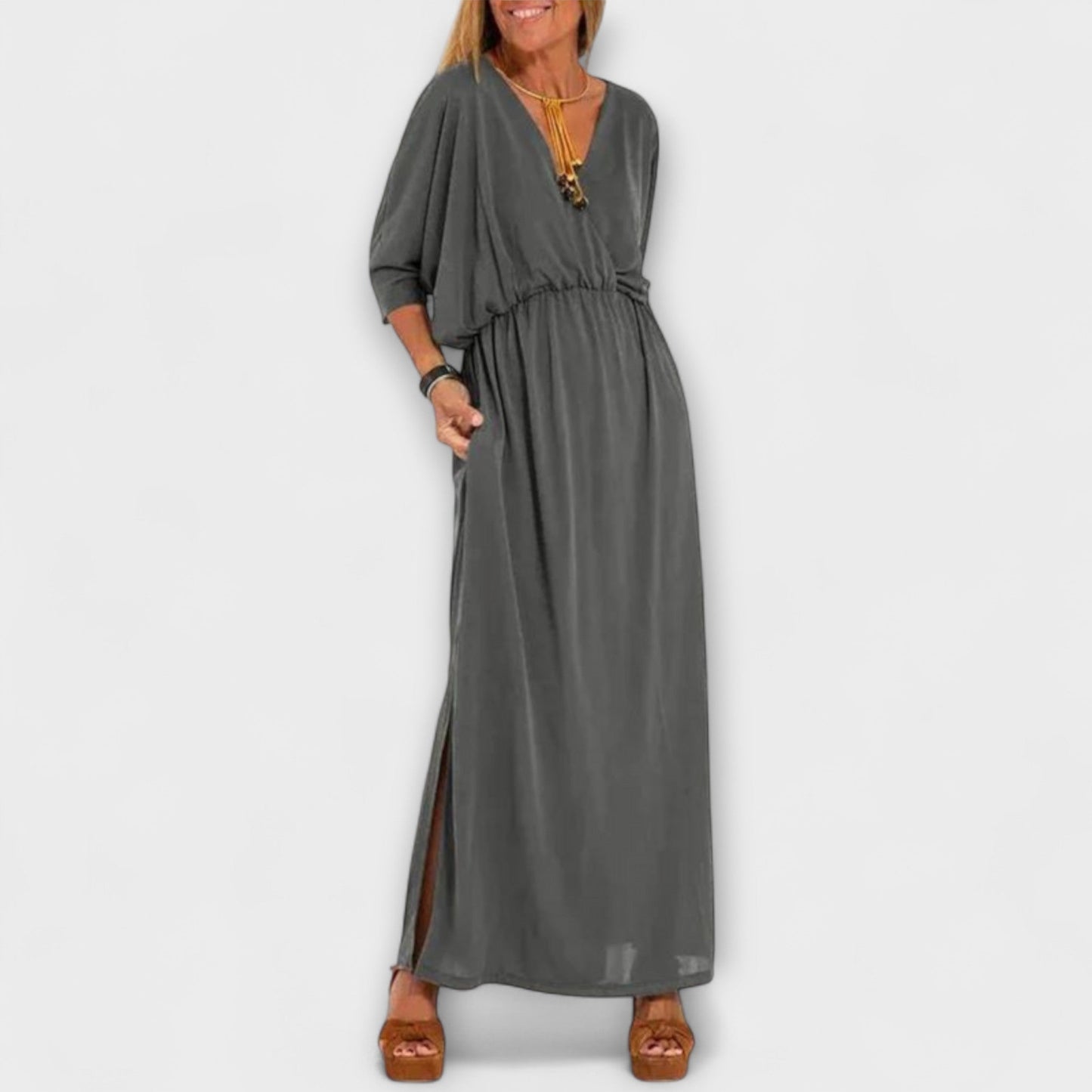 Lani - Retro-Maxikleid