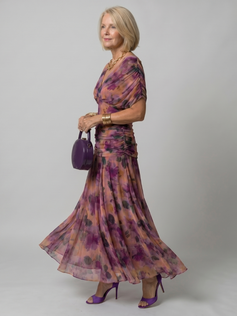 Calen | Off-Shoulder Midi-Kleid