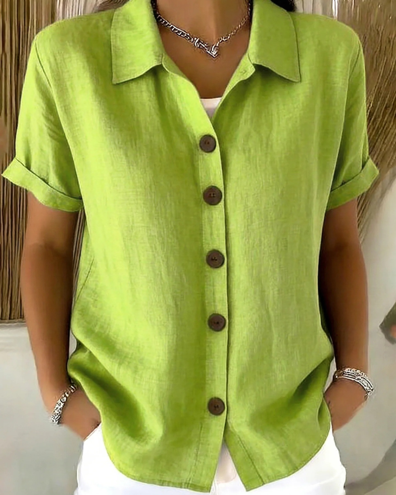 Knopf Vorder Bluse