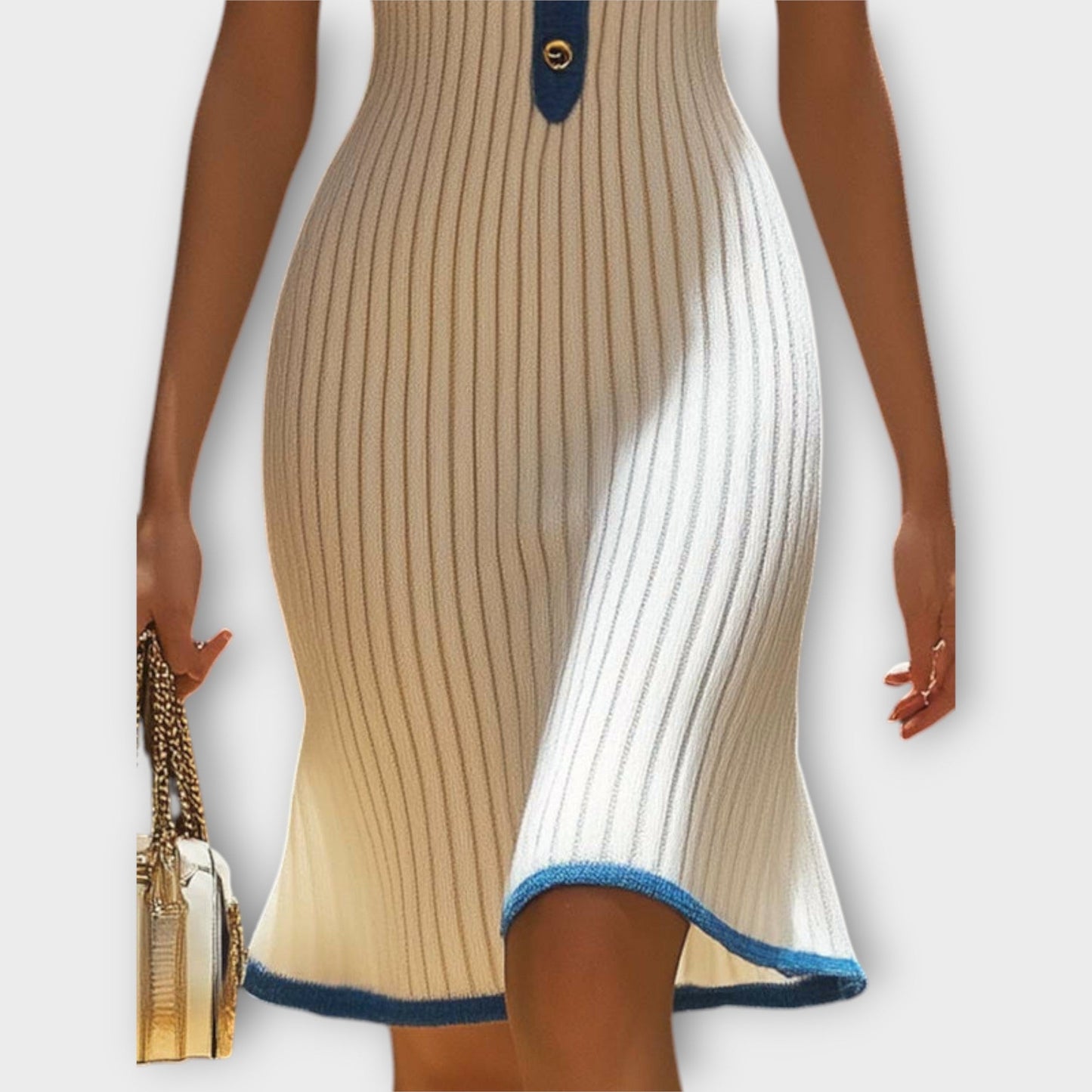 Ellena - Schickes Fishtail Midi-Kleid