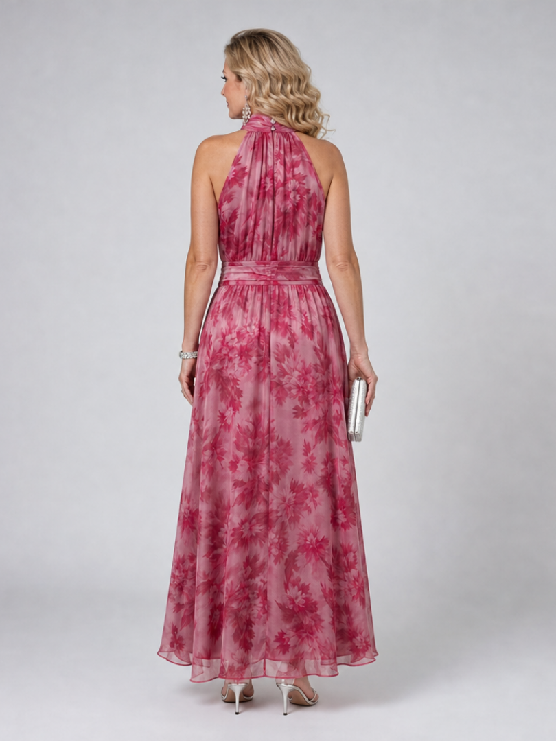 Avien | Weiches Halfter Midi-Kleid
