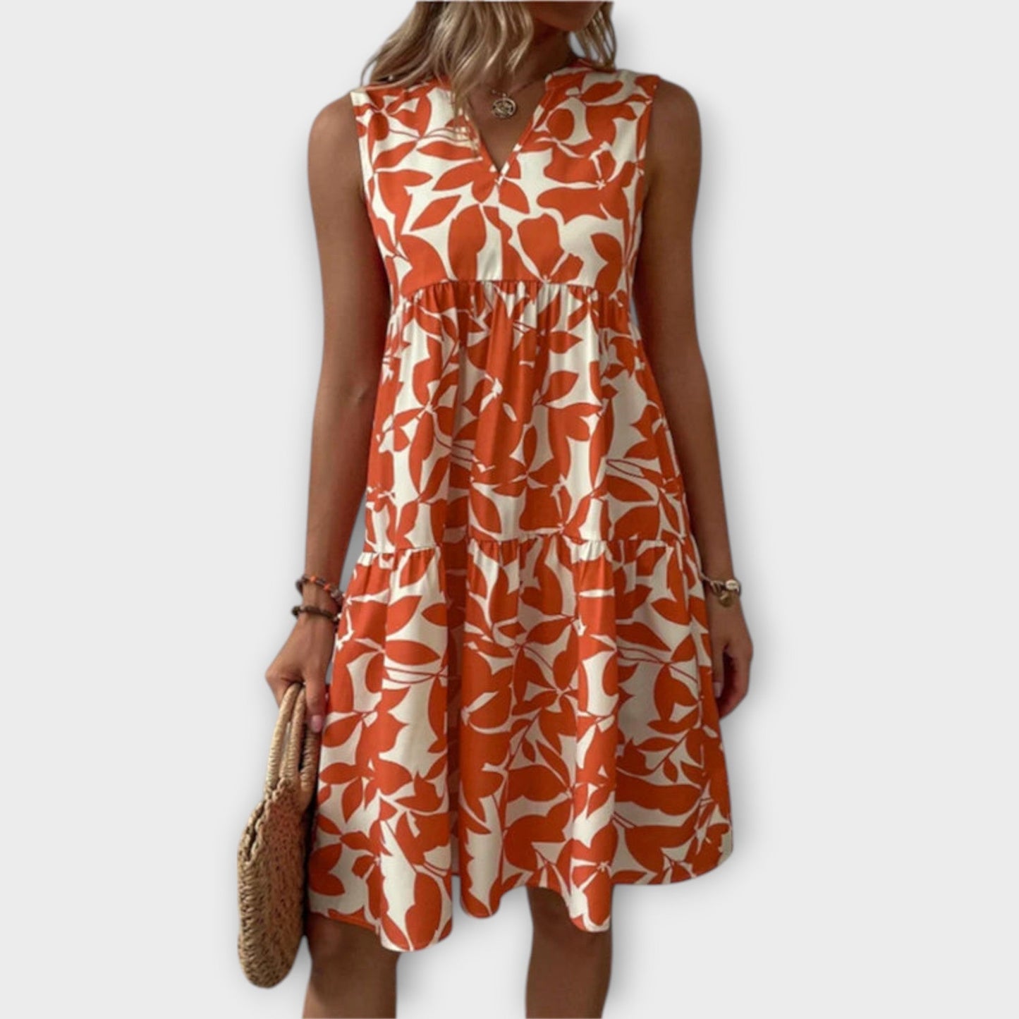 Tasha - Florales Fliessendes Kleid