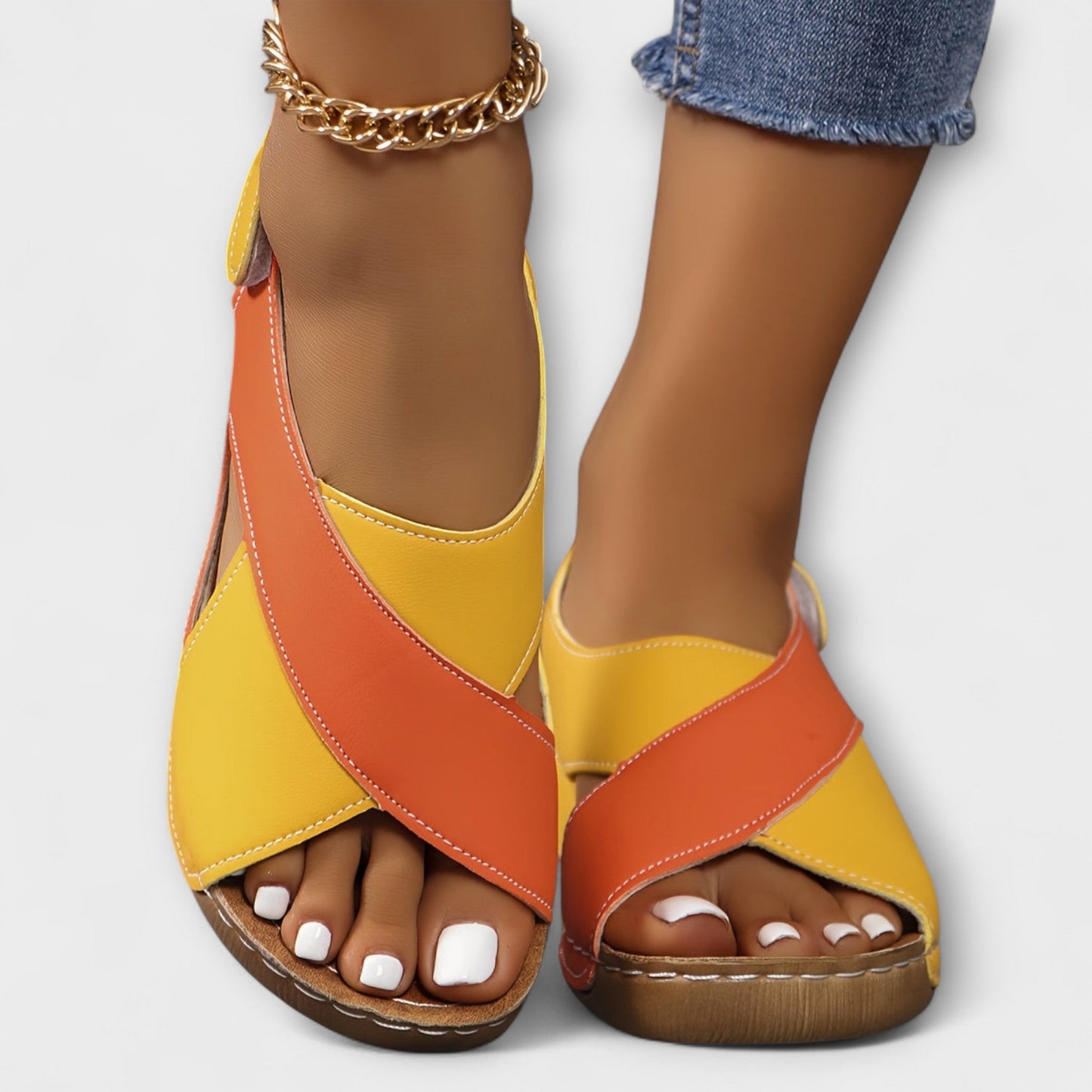 Aby - Orthopädische Atmungsaktive Wandersandalen für Damen