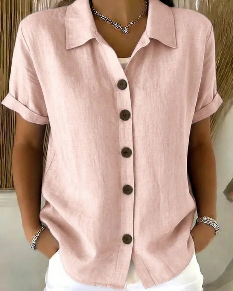 Knopf Vorder Bluse