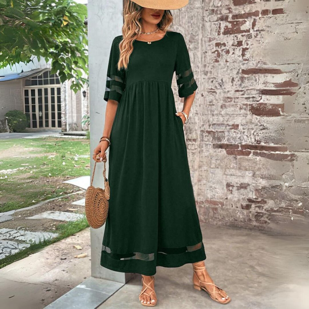 Auris – Figurfreundliches Midi-Kleid
